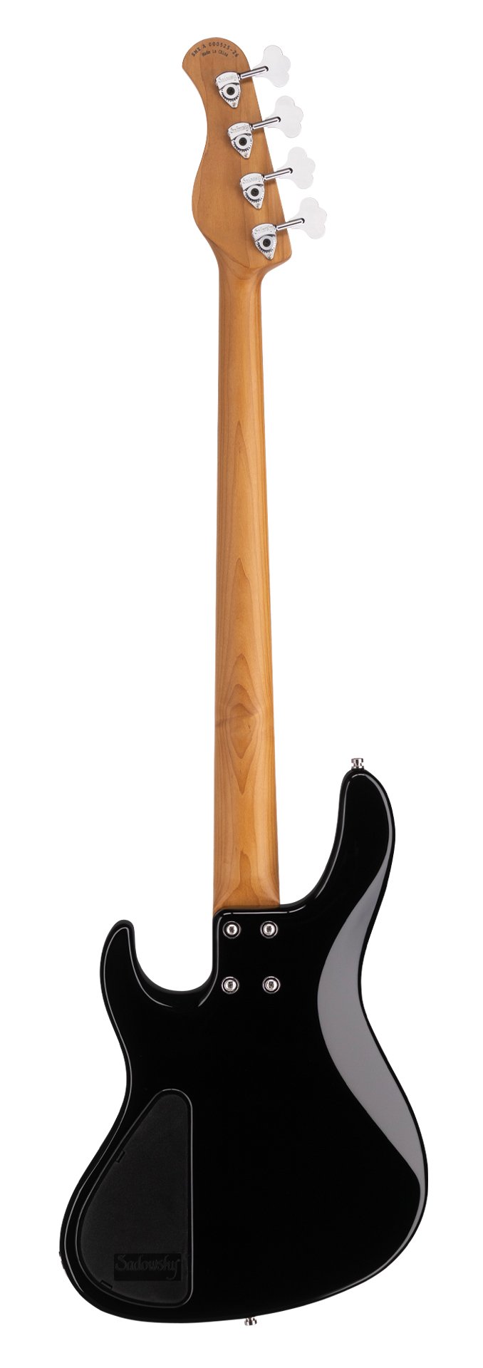 MetroExpress 24-Fret Modern Bass, 4 Fretless - Solid Black High Polish